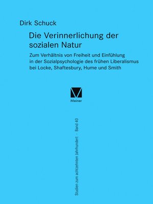 cover image of Die Verinnerlichung der sozialen Natur